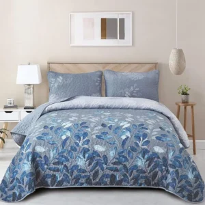 Quilt Set King Size Navy Blue